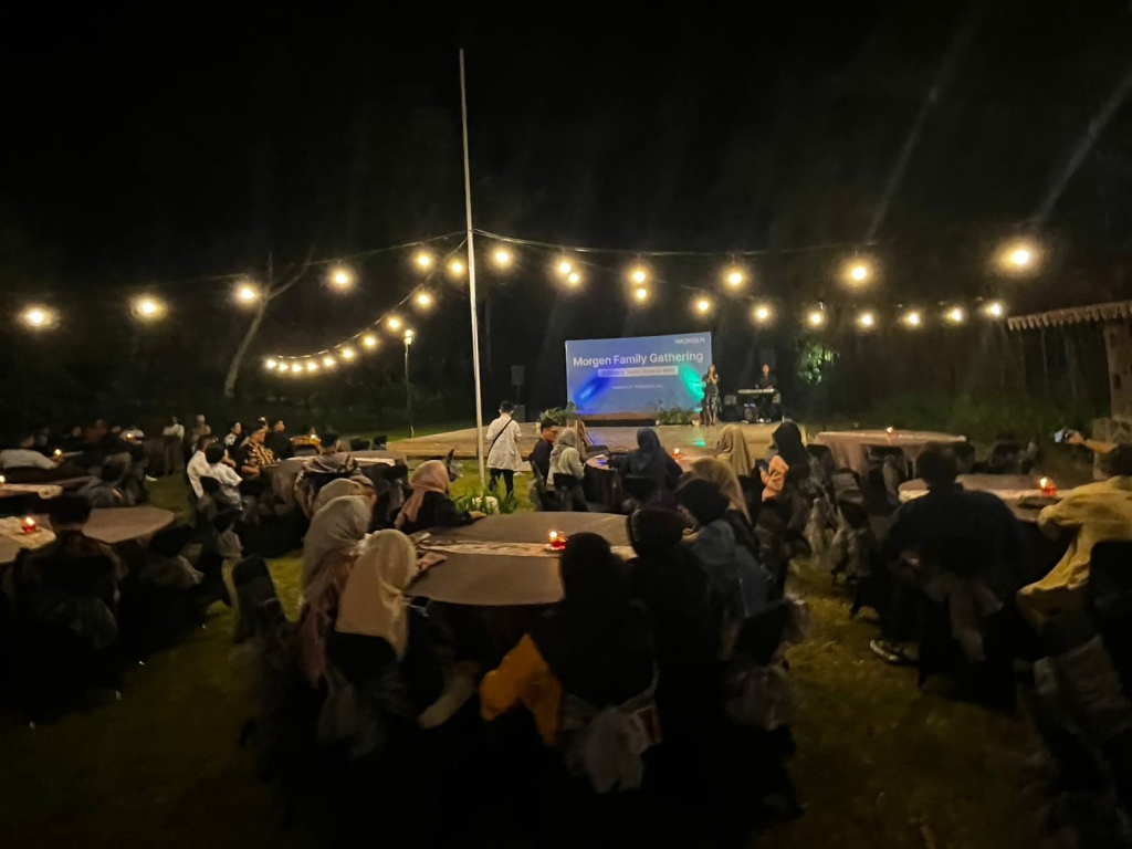 The Morgen Family Gathering Gala Dinner at The Westlake Resort, Yogyakarta, on Saturday night (14/09/2024).