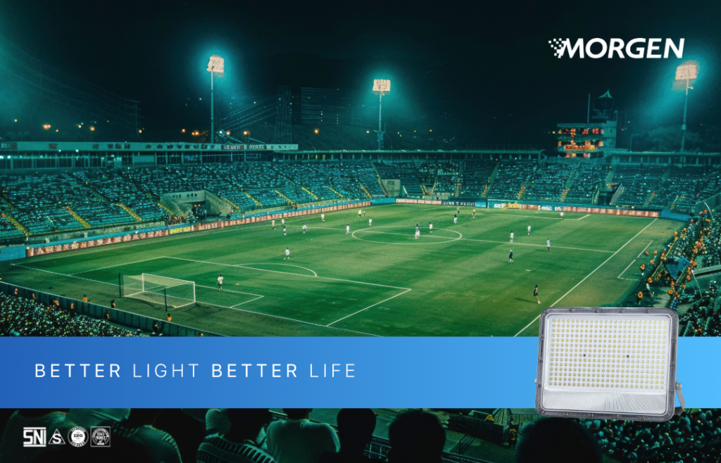 lampu sorot LED untuk lapangan bola