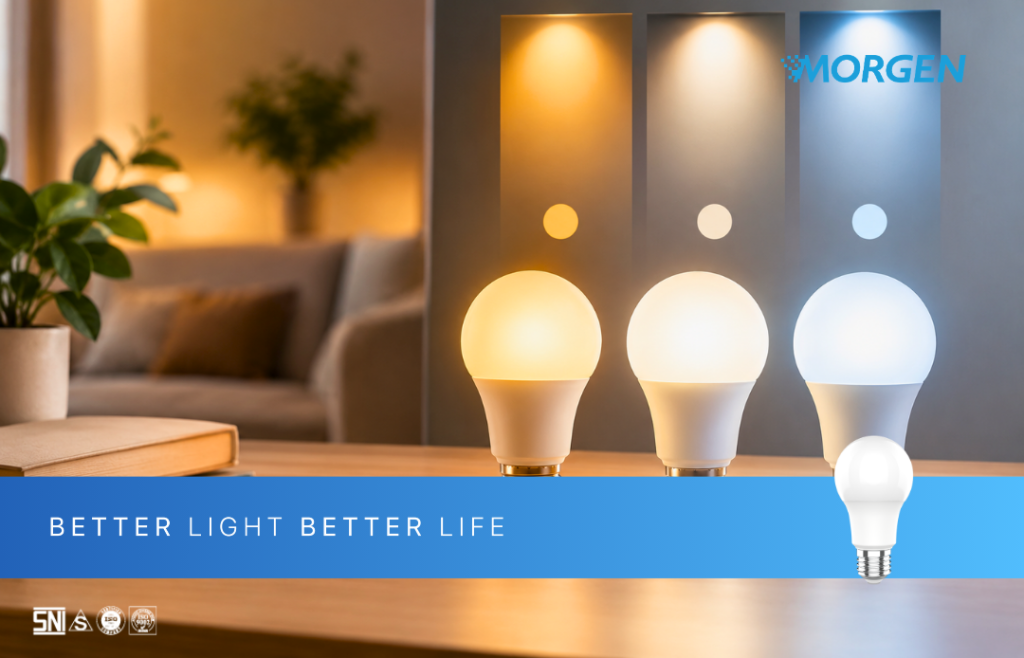 Kelvin di lampu LED